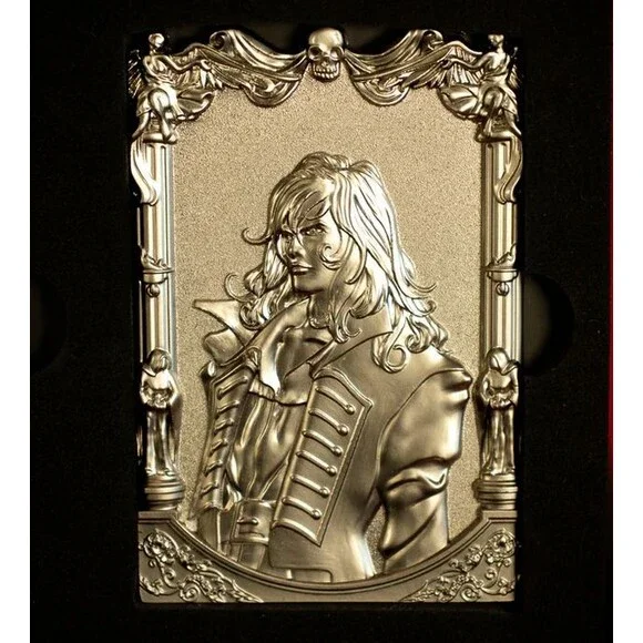 Castlevenia Alucard Maria Renard & Richter Belmont Metal Card Figurine Ingots